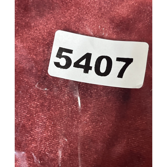 Velvet and Lace Tank Top Womens Medium Red V Neck Cropped Holiday - Picture 7 of 7